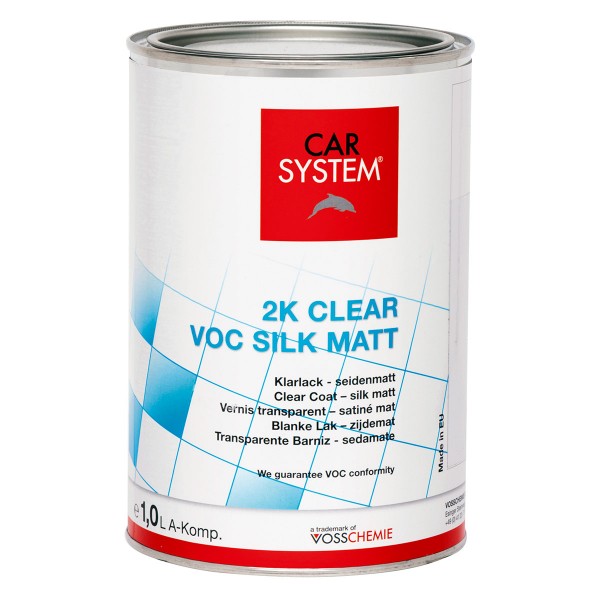 2K Clear VOC silkmatt Klarlack und Härter im Set