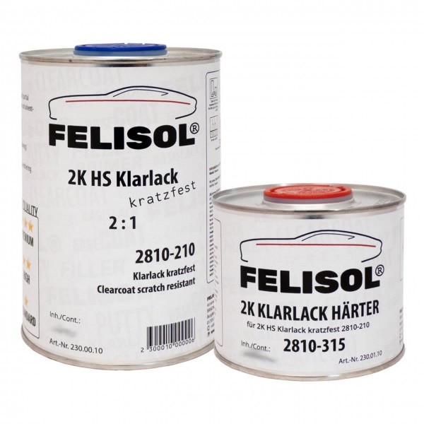 2K HS Klarlack kratzfest inkl. Härter