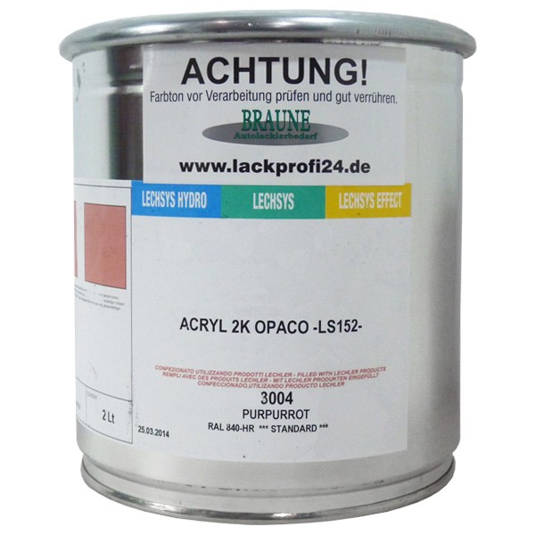 Autolack 2K RAL Farbton matt