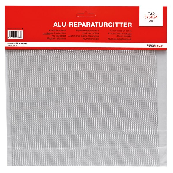 Alu Reparaturgitter 25 x 20 cm Carsystem