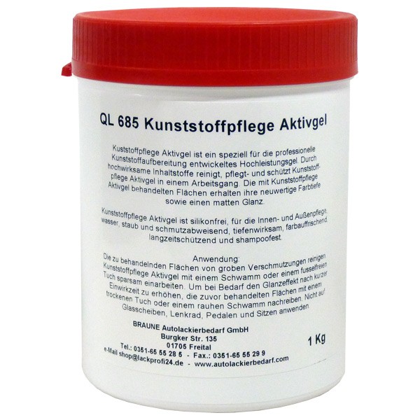 Kunststoffpflege Aktivgel Felisol®