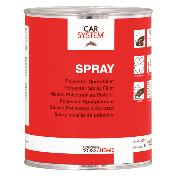 Spray Polyester Spritzfüller Carsystem